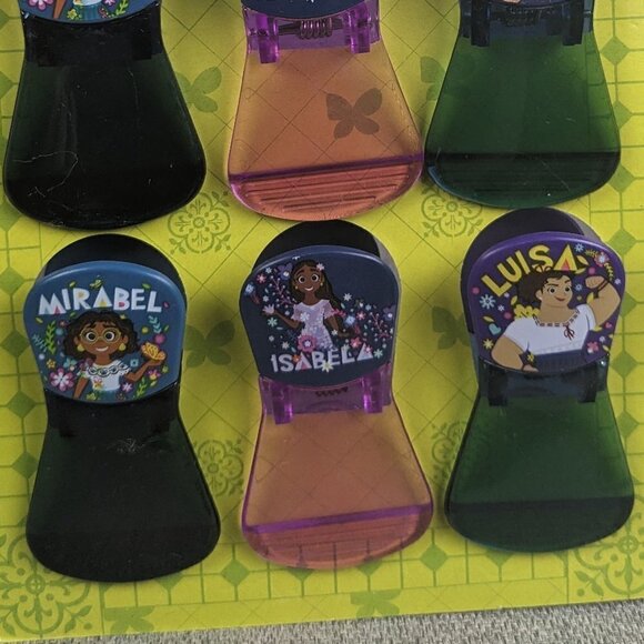 Disney Encanto 6 Pack Magnetic Bag Clips - Mirabel Isabella Luisa - Picture 2 of 3